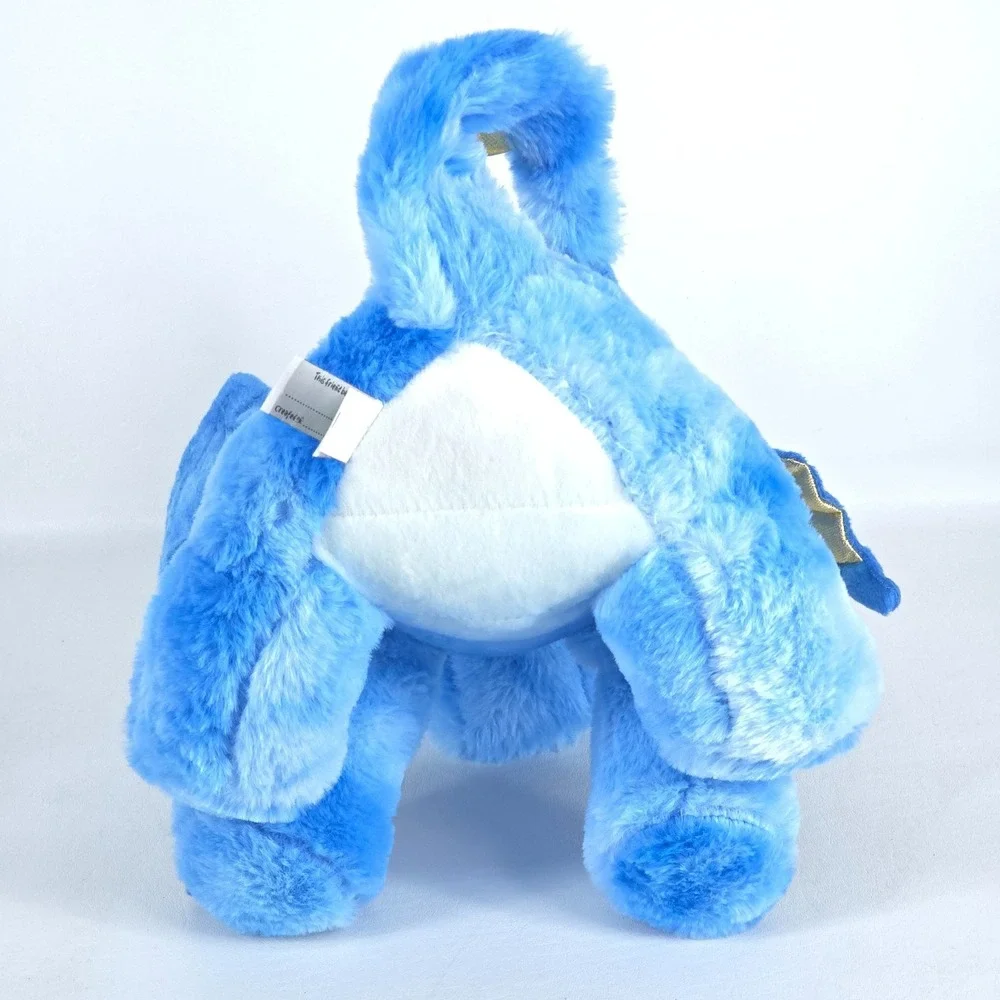 Bear Factory Blue Dragon Gold Wings Spikes Plush Stuffed Animal Toy Fairy Large